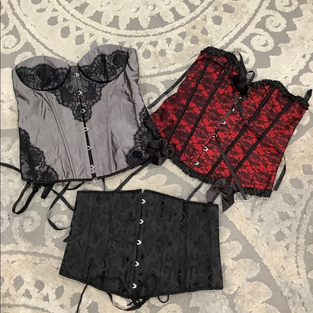 NWOT THREE CORSETS